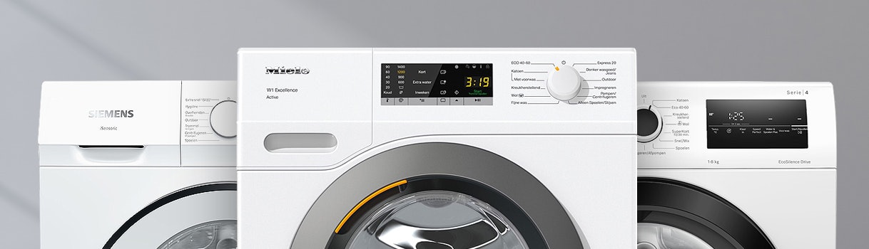 Tip 1. Investeer in een goede wasmachine.