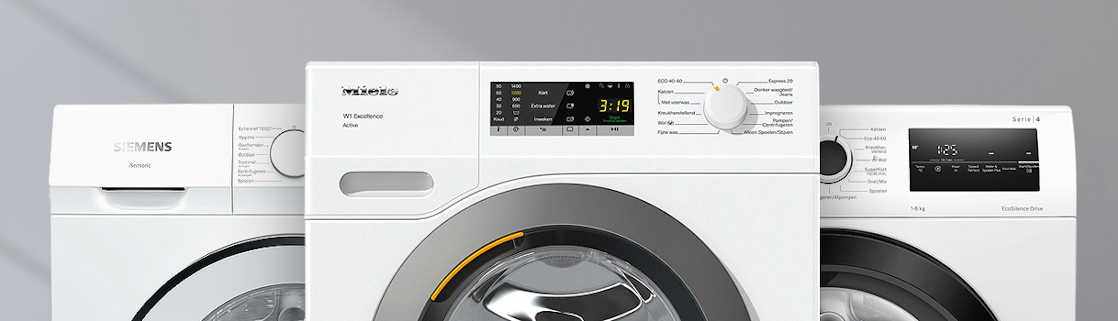 Tip 1. Investeer in een goede wasmachine.