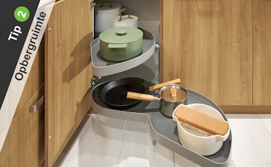 Tip 2: de opbergruimte maximaliseren.