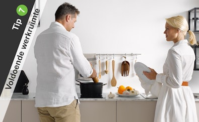 Tip 7: plan voldoende werkruimte.