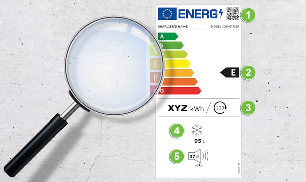 Toelichting energielabel vriezer