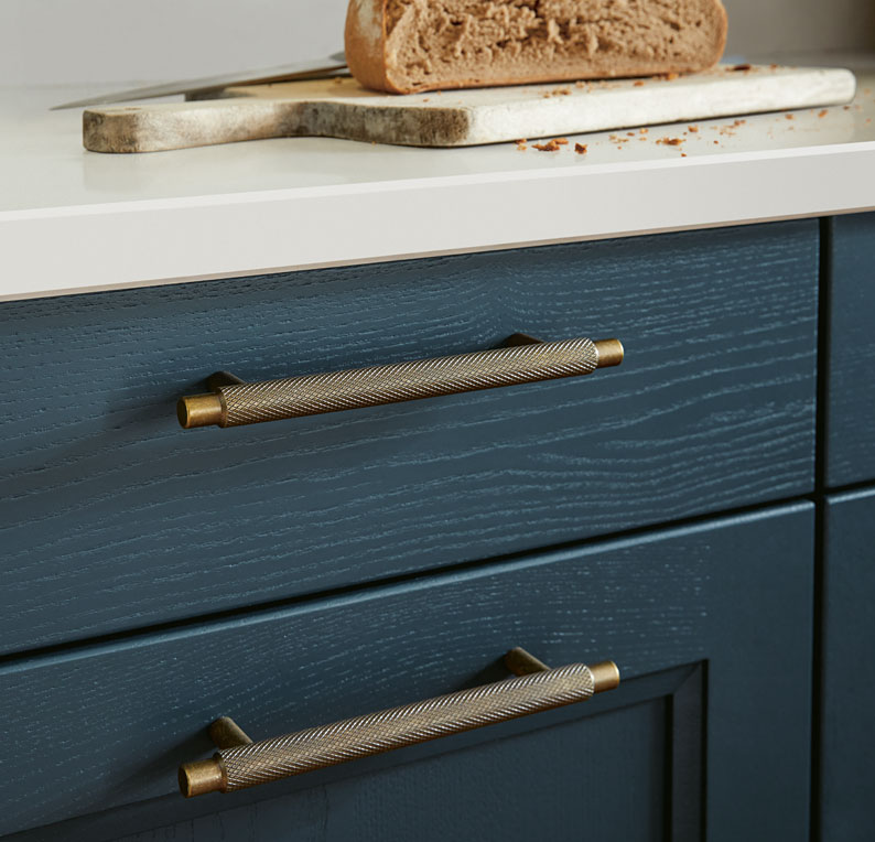 Traditionele koperen handgrepen