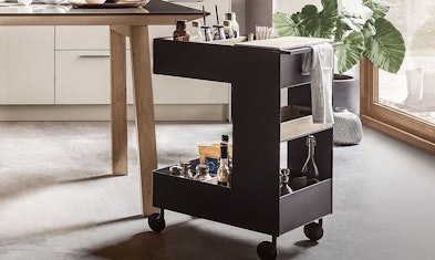 De next125 Trolley: een multifunctionele keukenhulp voor de kook-, eet- en woonruimte.
