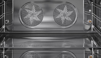 Miele oven TwinPower heteluchtventilator dubbele verwarmingselementen ventilatoren supersnel voorverwarmen optimale luchtcirculatie