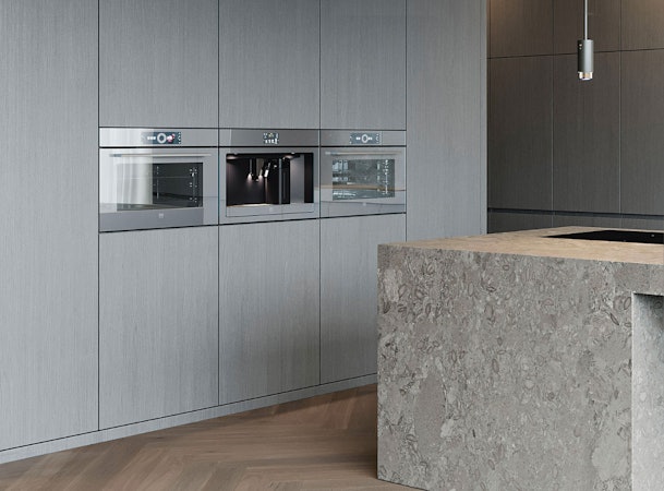 V-ZUG inbouwovens in moderne keuken, Zwitserse kwaliteit met innovatieve stoomtechnologie
