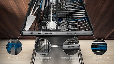 Electrolux vaatwasser met TimeManager-functie voor sneller afwassen.