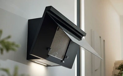 Miele afzuigkap met vaatwasserbestendige RVS vetfilters