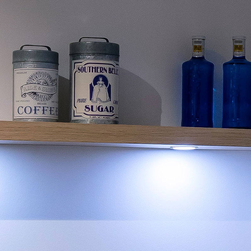 Verlichte wandplanken