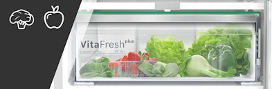 Vershoudzone voor groente en fruit.