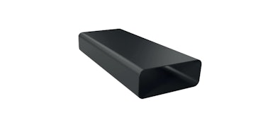 Vlakke rechte buis 1000 mm