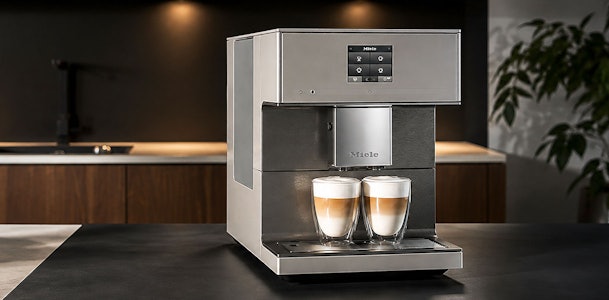 Volautomaat zet twee koffiespecialiteiten tegelijk met één druk op de knop