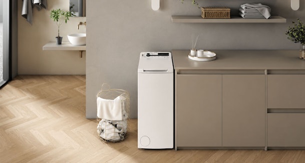 Compacte 6 kg wasmachine die past in een krappe bijkeuken