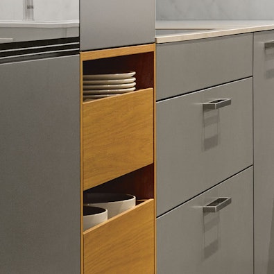 Warm eiken open vakken