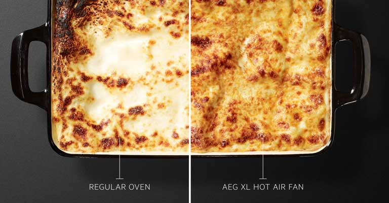 AEG warmteverdeling en bakresultaten