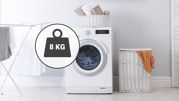 Wasautomaat met 8 kg vulgewicht