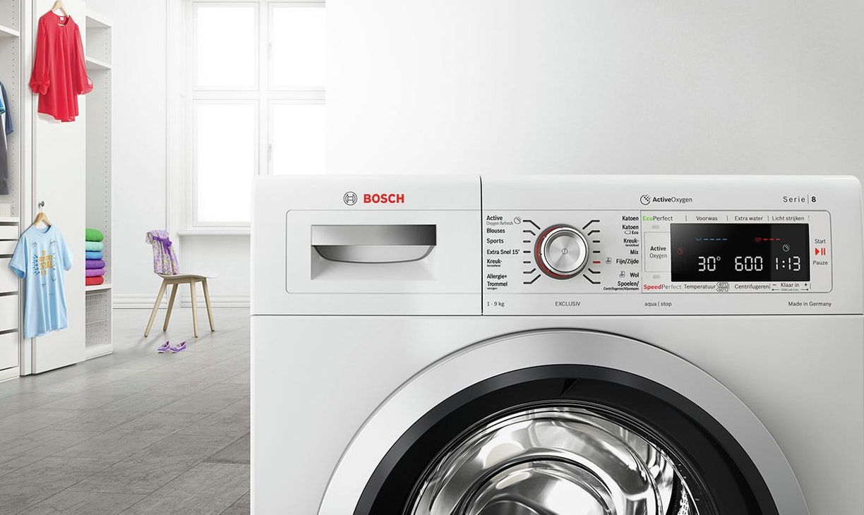 Je wasmachine bijvullen, geen probleem bij Bosch.
