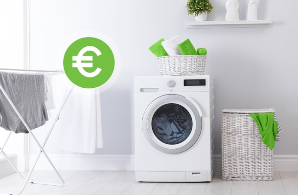 Wasmachine budget bepalen.