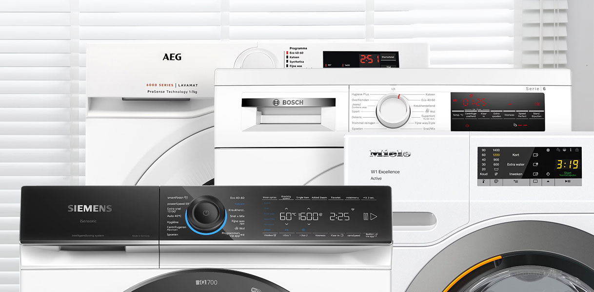 Wasmachine merken vergelijken