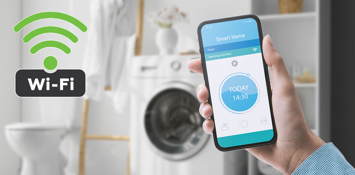 Wasmachine met WiFi