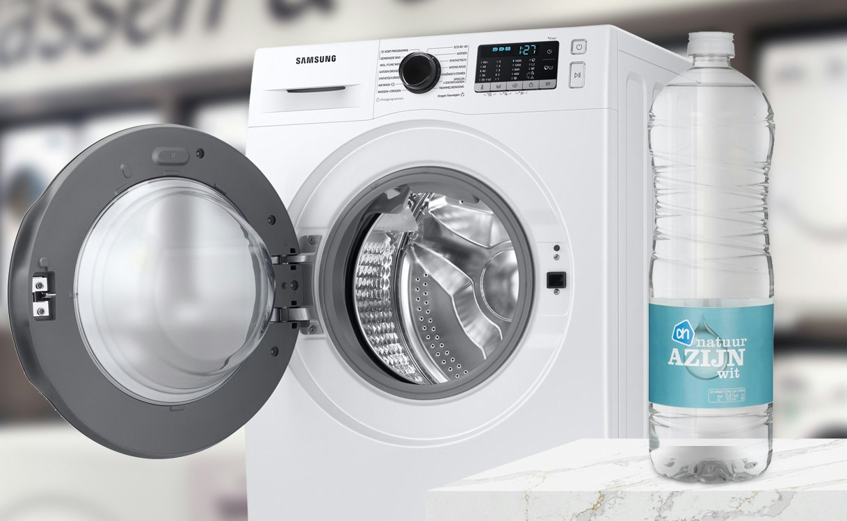 Wasmachine reinigen met azijn (natuurazijn)