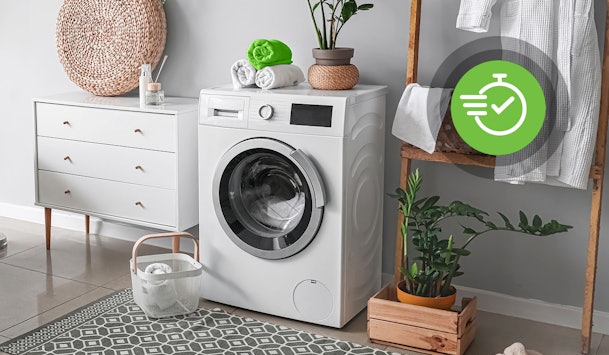 Wasmachine met uitgestelde start