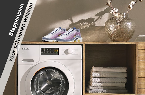 Het wasproces: Stappenplan voor schoenen wassen.