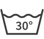 Icoon wastemperatuur 30°C