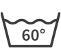 Icoon wastemperatuur 60°C