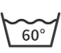 Icoon wastemperatuur 60°C