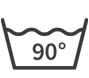 Icoon wastemperatuur 90°C
