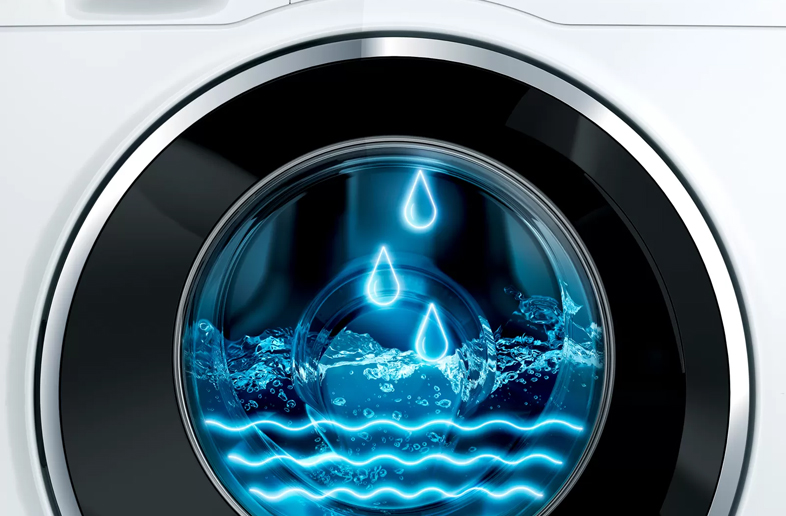 Met het waterPerfect Plus systeem bespaar elke wasbeurt opnieuw water en energie