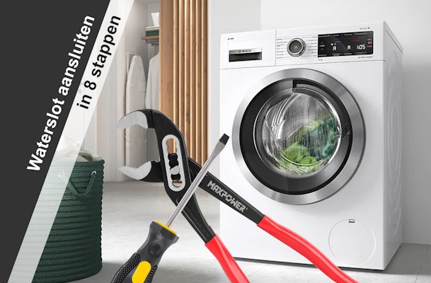 Waterslot wasmachine aansluiten