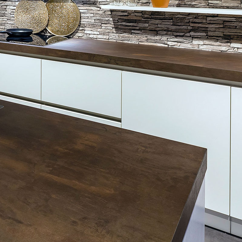 Werkbladen van geoxideerd staal