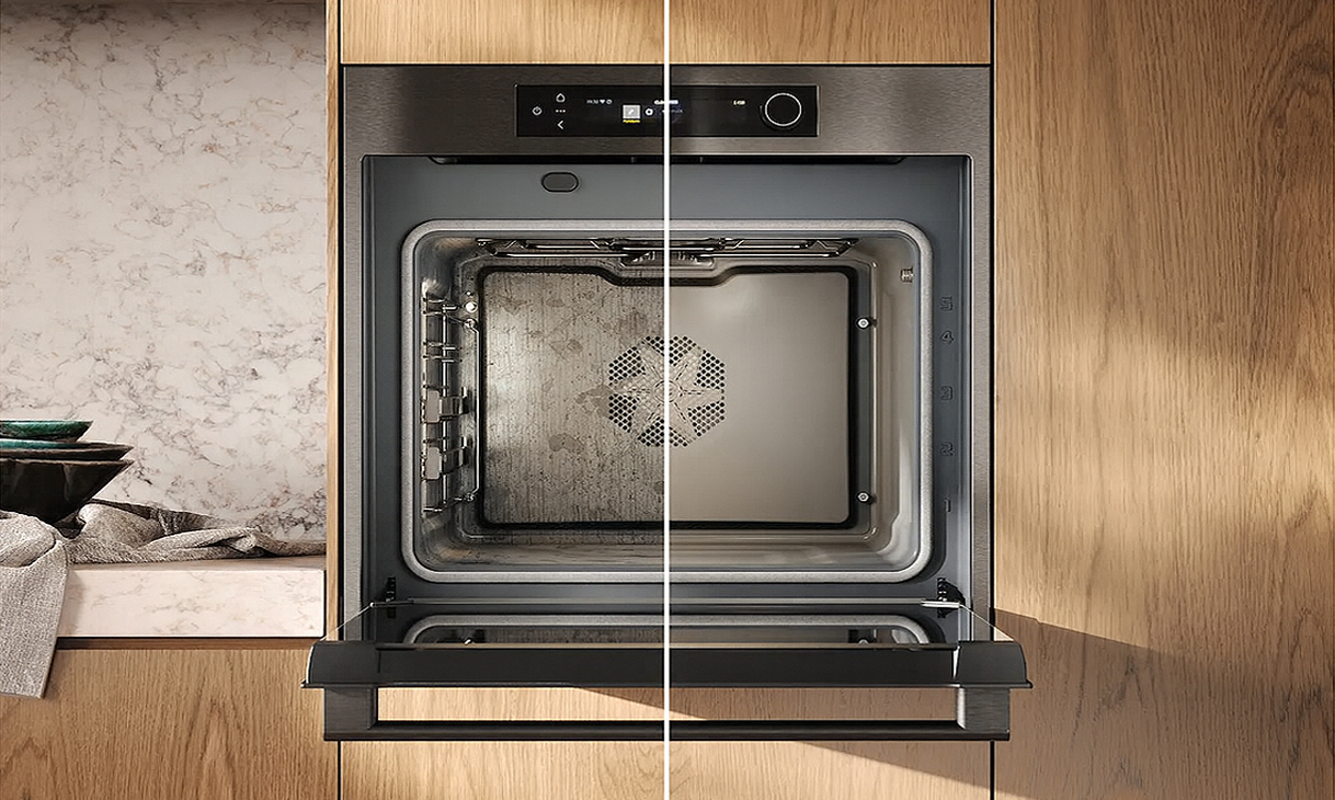 Vergelijking pyrolyse reiniging in oven