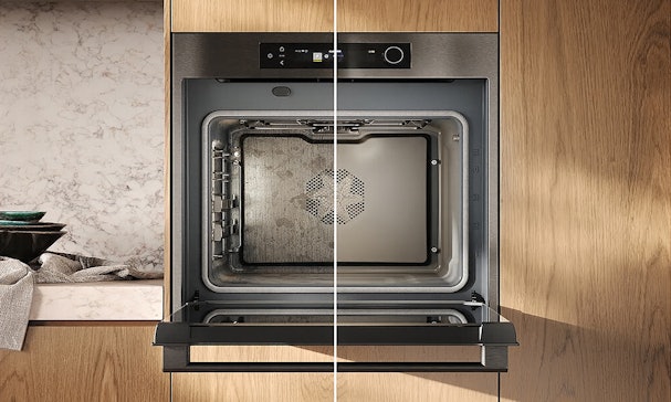 Vergelijking pyrolyse reiniging in oven