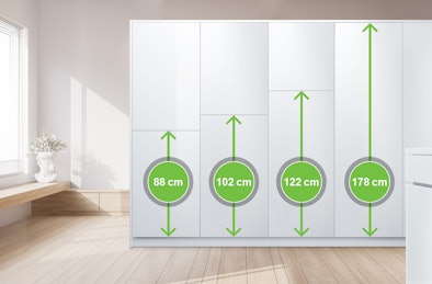 Whirlpool inbouwkoelkast nismaten met hoogteoverzicht