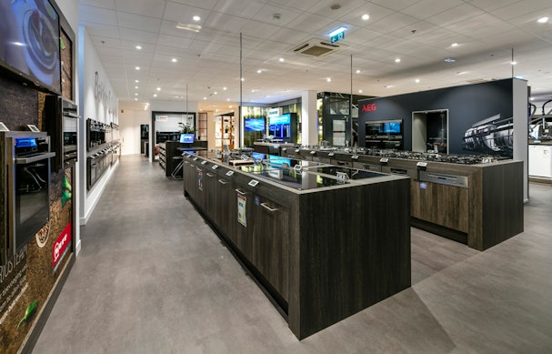 Vrijstaande en inbouw keukenapparatuur van alle A-merken.