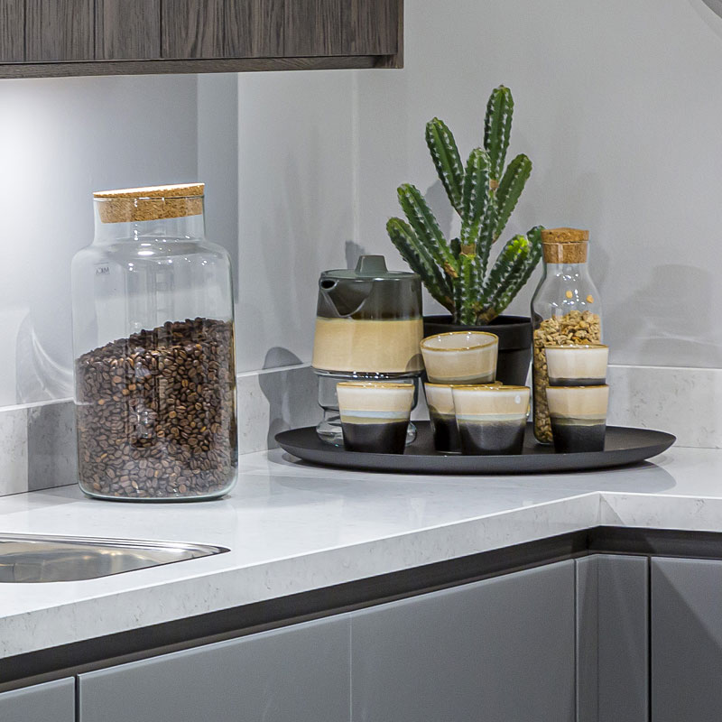 Wit composiet werkblad