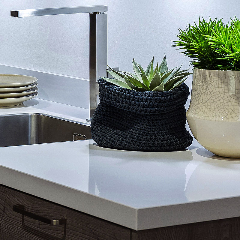 Wit composiet werkblad