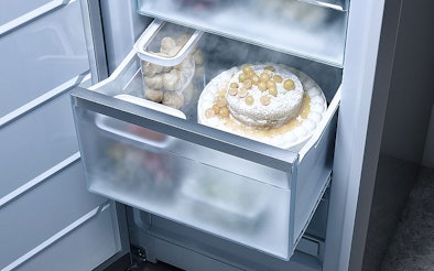 Miele vriezer XXL-box met extra diepe lade voor grote producten