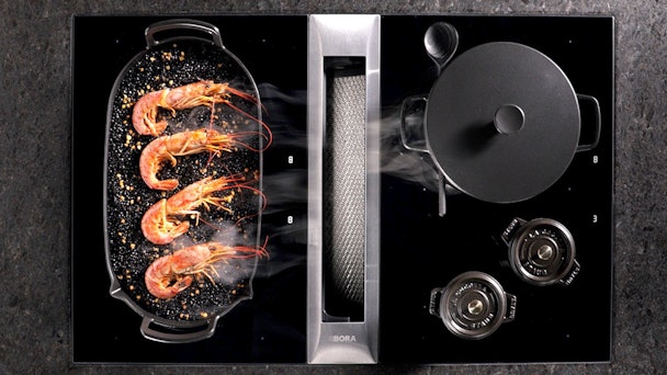 Zeer grote inductiekookzones.