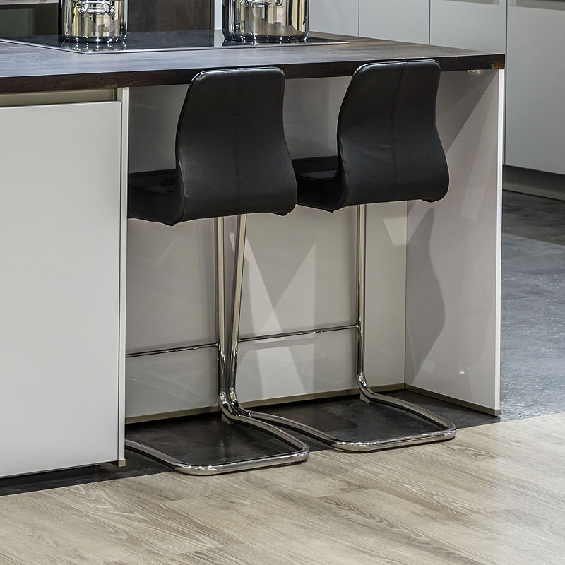 Zitgedeelte aan het keukeneiland