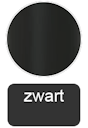 Quooker kleurstaal zwart – matte zwarte finish