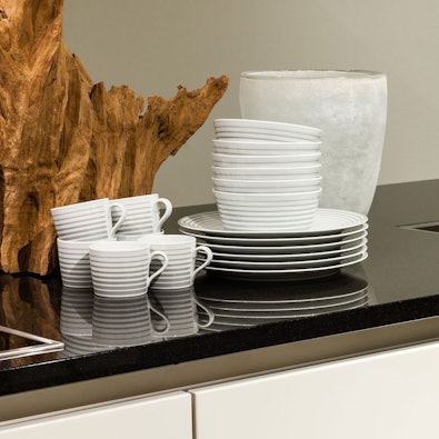 Zwart granieten werkblad