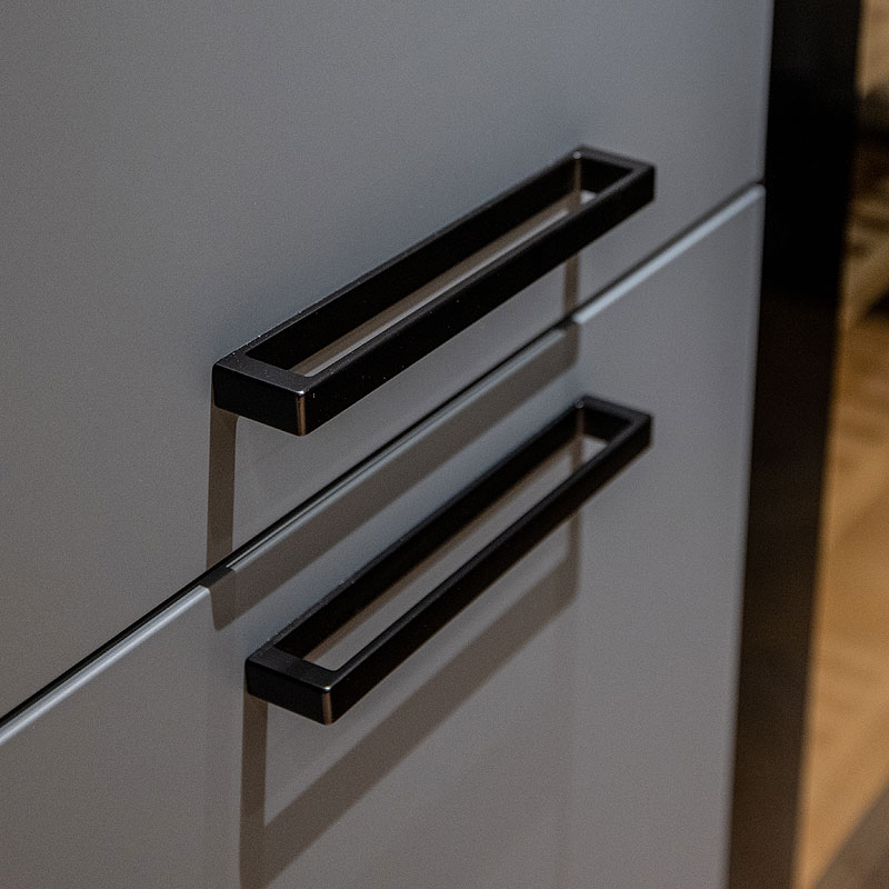 Zwarte design greepjes