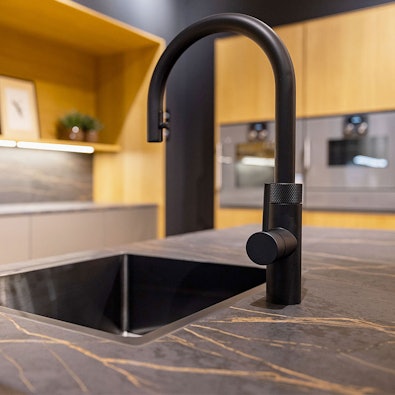 Zwarte Quooker kraan