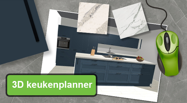 Ontwerp uw droomkeuken online met onze gratis 3D keukenplanner