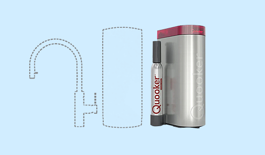 Quooker CUBE voor gekoeld en bruisend water