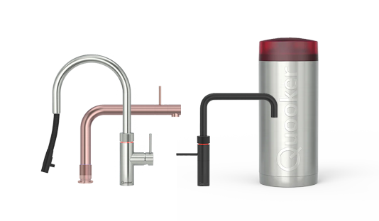 Quooker set met kokendwaterkraan en reservoir
