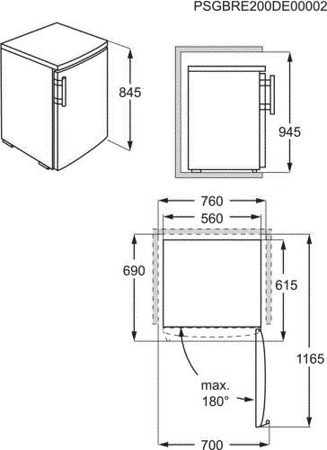 AEG vriezer vrijstaand ATB48E1AW afbeelding 4